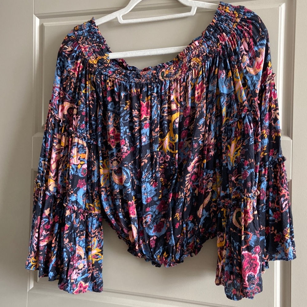 3/4 sleeve Free People top